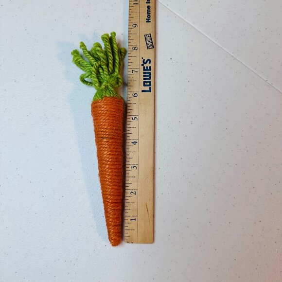 Carrot decoration set of 3 and Carrot Patch Easter decoration Carrot tiered tray - Picture 13 of 15